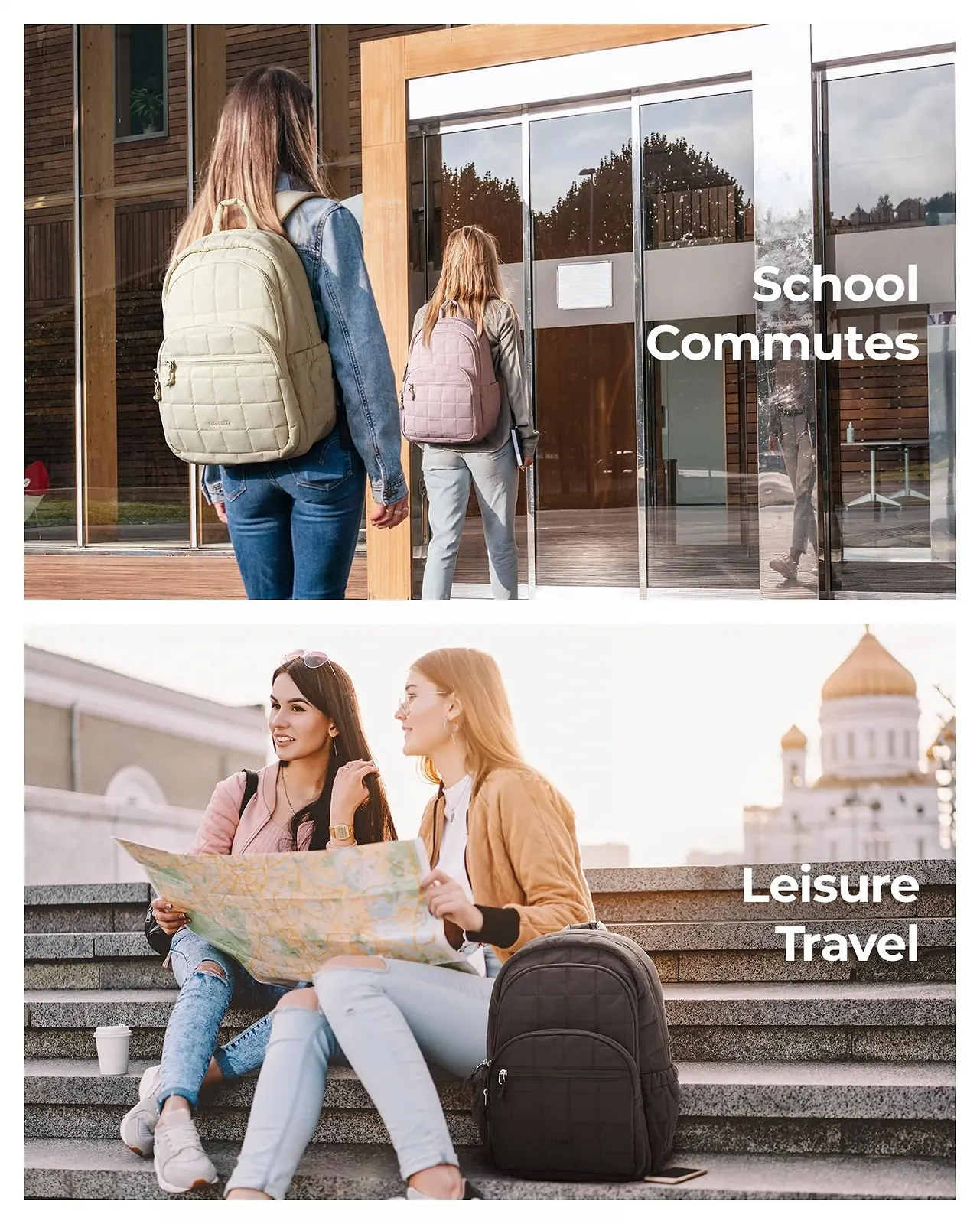 Рюкзак для ноутбука bagsmart 15.6 дюйма Черный, фото №7 Рюкзак для ноутбука bagsmart 15.6 дюйма Черный, фото №7