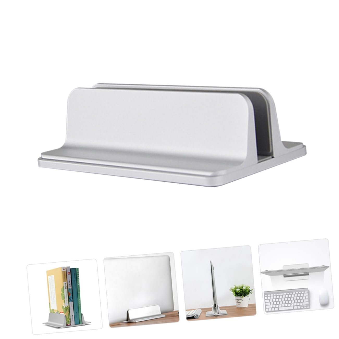 Вертикальная Подставка для ноутбука Operitacx Серебристая, фото №9 Вертикальная Подставка для ноутбука Operitacx Серебристая, фото №9