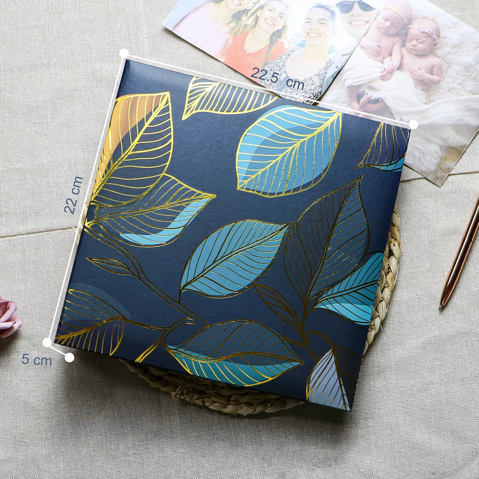 Фотоальбом Glodenmemo с вставными кармашками, 100 страниц, для 200 фотографий формата 10 x 15 см, 22.5 x 22 см (Акварель), фото №2 Фотоальбом Glodenmemo с вставными кармашками, 100 страниц, для 200 фотографий формата 10 x 15 см, 22.5 x 22 см (Акварель), фото №2