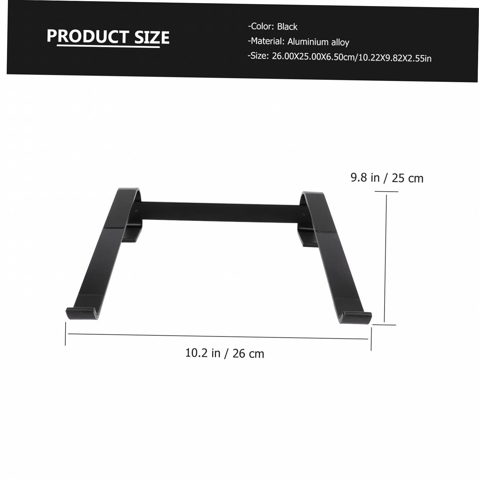 Підставка для ноутбука Портативна та ергономічна конструкція з алюмінієвого сплаву для охолодження та покращення постави для офісу, фото №2