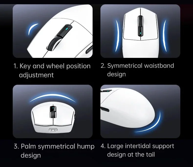 Комп`ютерна миша Attack Shark G3 Black 25000DPI PAM3311 Wireless Bluetooth, фото №13 Комп`ютерна миша Attack Shark G3 Black 25000DPI PAM3311 Wireless Bluetooth, фото №13