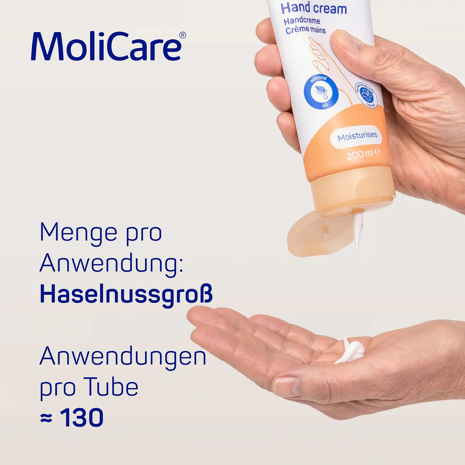 Крем для рук MoliCare Skin pH Нейтральний та Зволожуючий догляд, 200 мл, фото №5