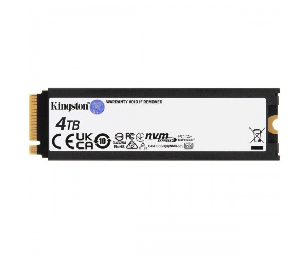 SSD M.2 Kingston FURY Renegade with Heatsink 4TB 2280 NVMe PCIe Gen 4.0 x4 3D TLC NAND, фото №3