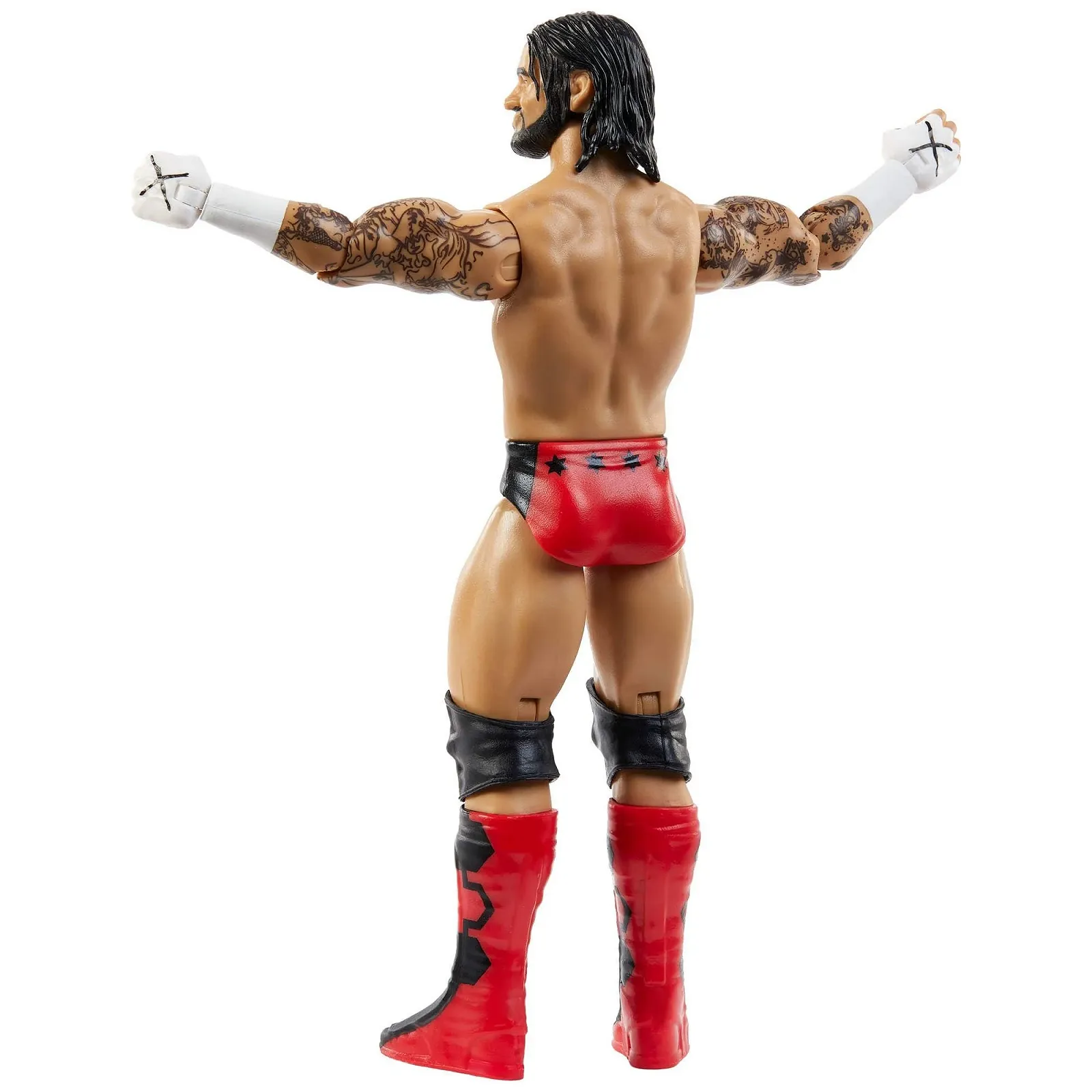Колекційна ігрова фігурка Mattel WWE Main Combat Series #154 CM Punk JCV44 6 дюймів [Multi-Colour], фото №5