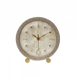 Настольные часы Aioneer с латунной чашей, тихие, для дома, гостиной, спальни, офиса, декоративные - Фото 1