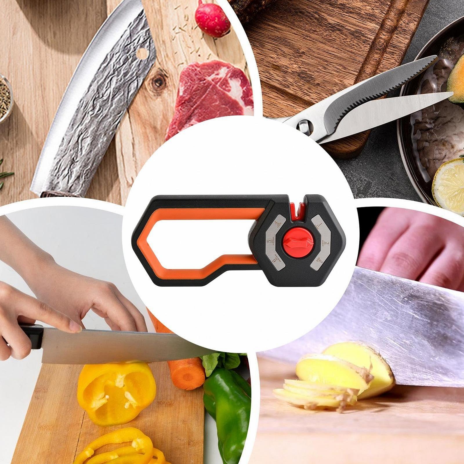 Точило для ножів 6-ступінчаста, професійна, 21 x 8.5 x 4.5 см, фото №7