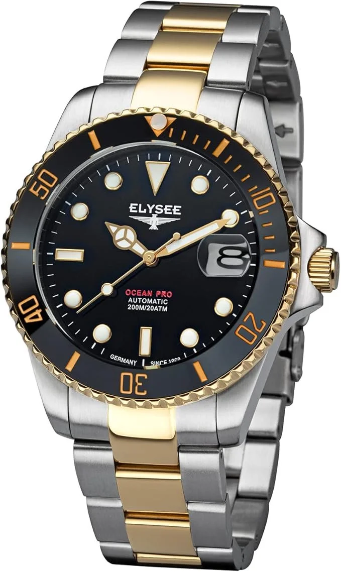 Годинник Elysee Ocean PRO Ceramic Чоловічий 40 мм 20 ATM 80581, 80582, 80583, 80584, 80585, 80586, 80588, 80589, фото №1