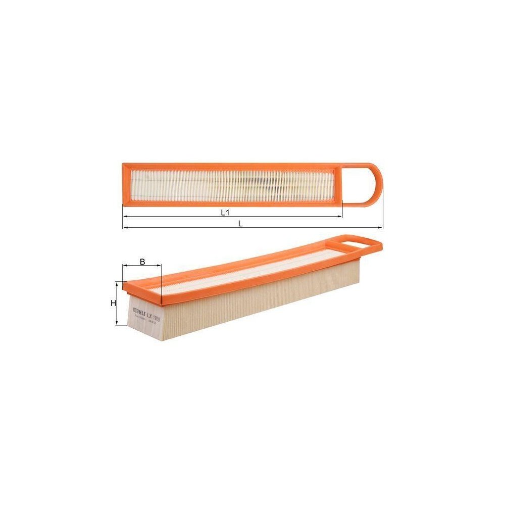 Повітряний фільтр KNECHT LX 1969 для BMW CITROËN PEUGEOT MINI, фото №1