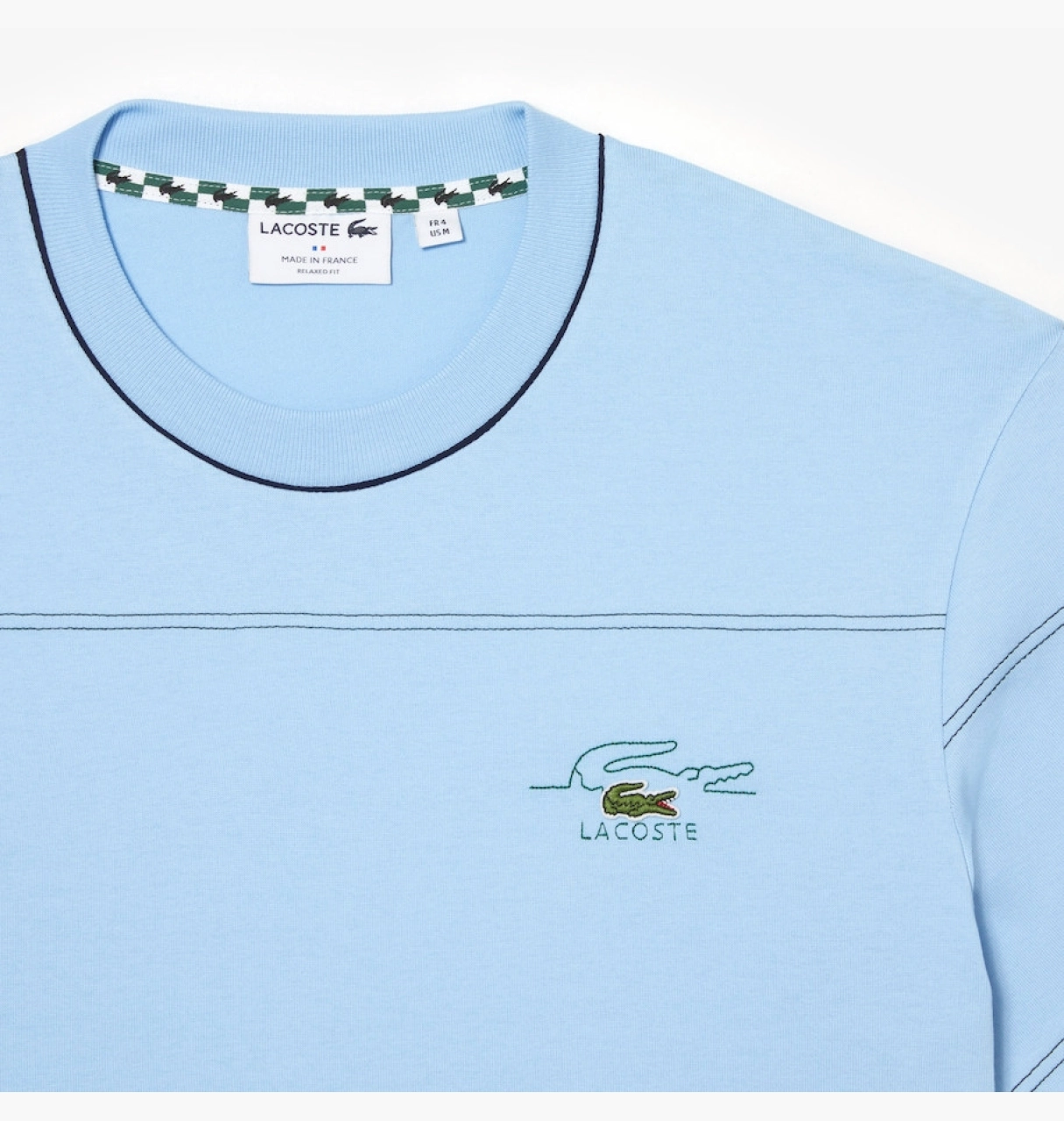 Футболка Lacoste Men's Striped Organic Cotton Jersey M, фото №5