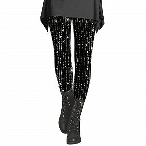 Леггинсы Sequin Женские Блестящие Осень Зима Серебристый Женские Блестящие  80-х с Высокой Талией Блестящие Леггинсы Вечеринка Танцы Диско Костюм Карнавал Космический Костюм Металлические  Серебристые Золотые Леггинсы - Фото 1