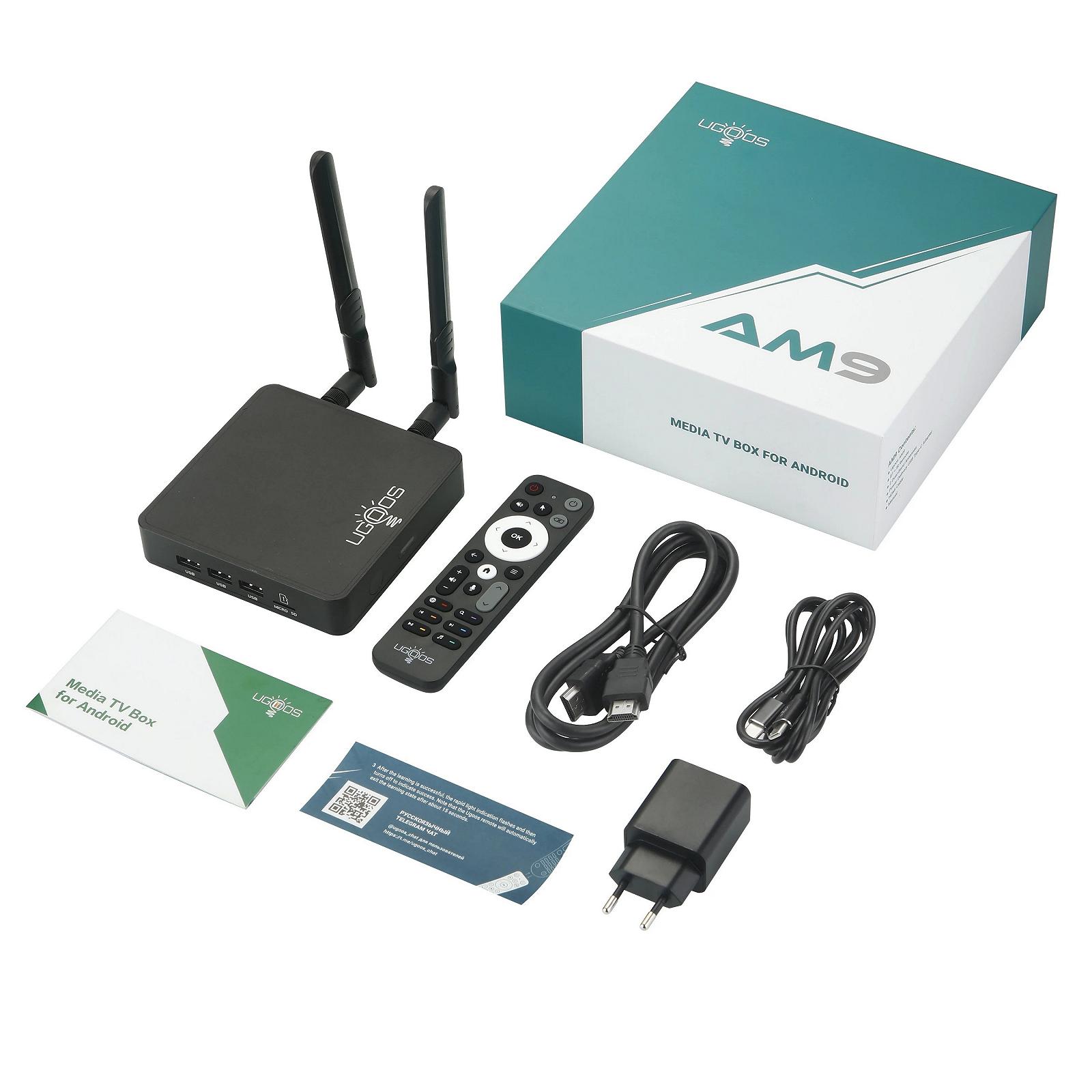 Медиаплеер Ugoos AM9 Amlogic S905X5 4/64 WIFI6 AIPQ AISR, фото №10