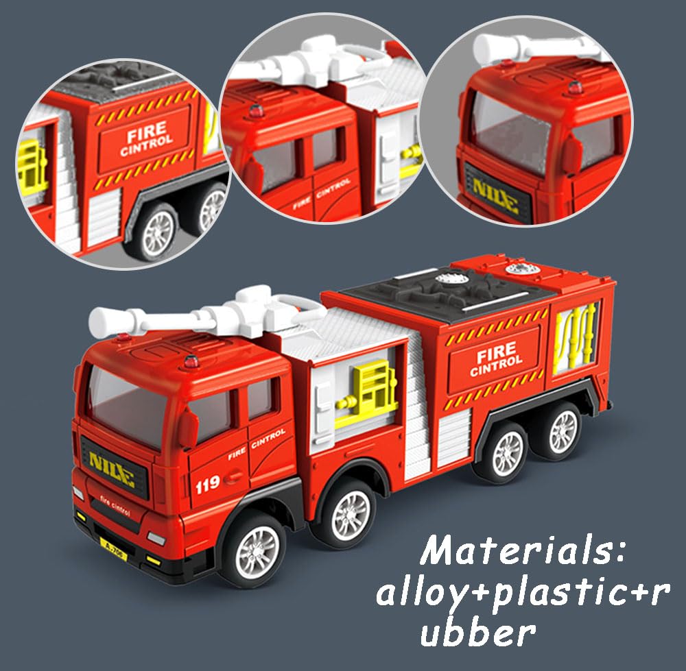 Игрушка KedidO Fire Engine большой большой красный, фото №3