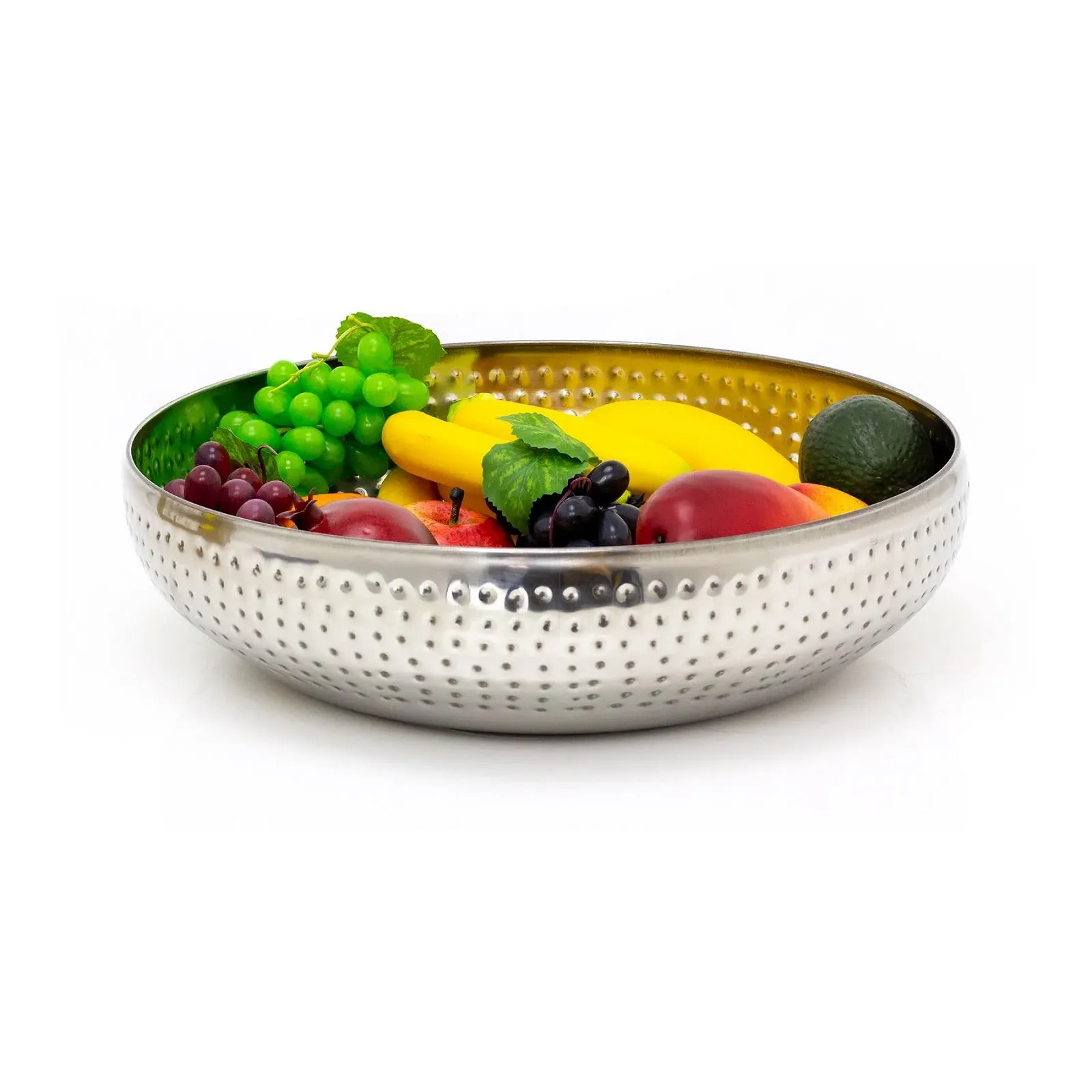 Миска Carousel Home Очень большая для фруктов Нержавеющая сталь 38 см, фото №3