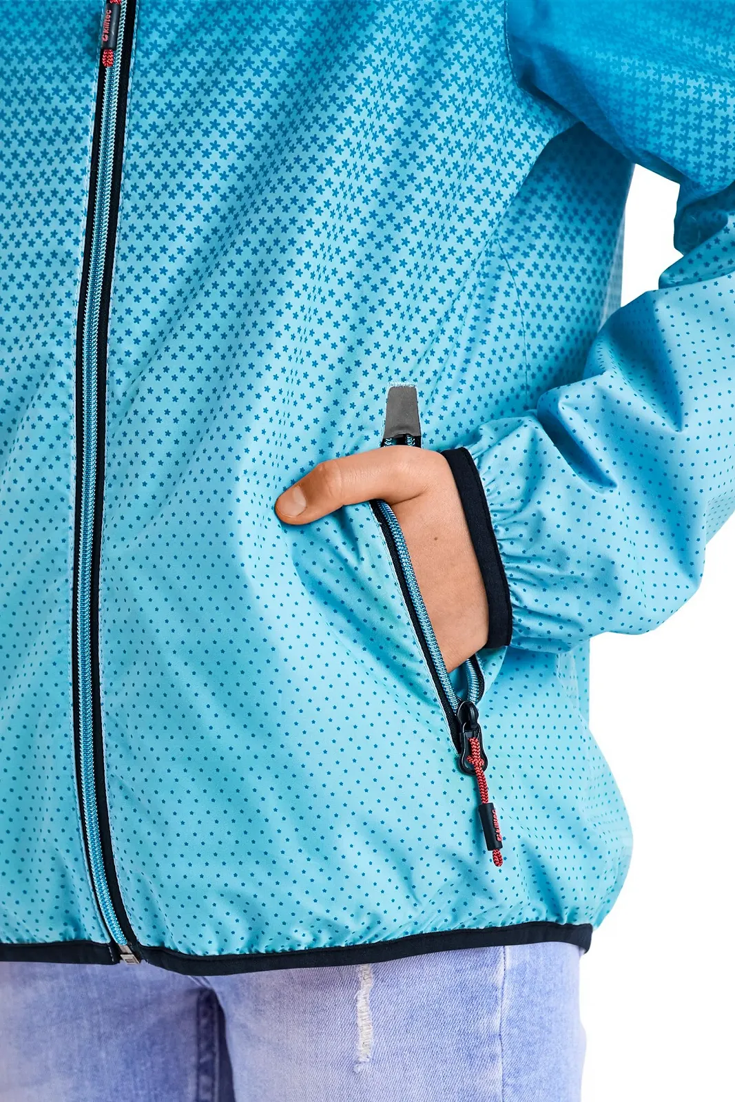 Куртка Killtec Lyse Grls Функциональная куртка / Дождевик с капюшоном, упаковываемый, фото №4