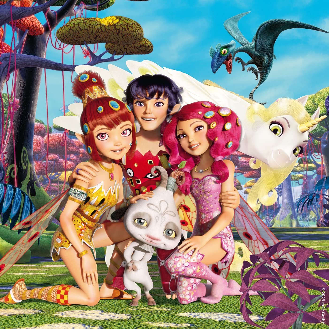 Детский пазл Ravensburger Mia and Me 05701 В стране эльфов и единорогов 3 x 49 деталей, фото №3