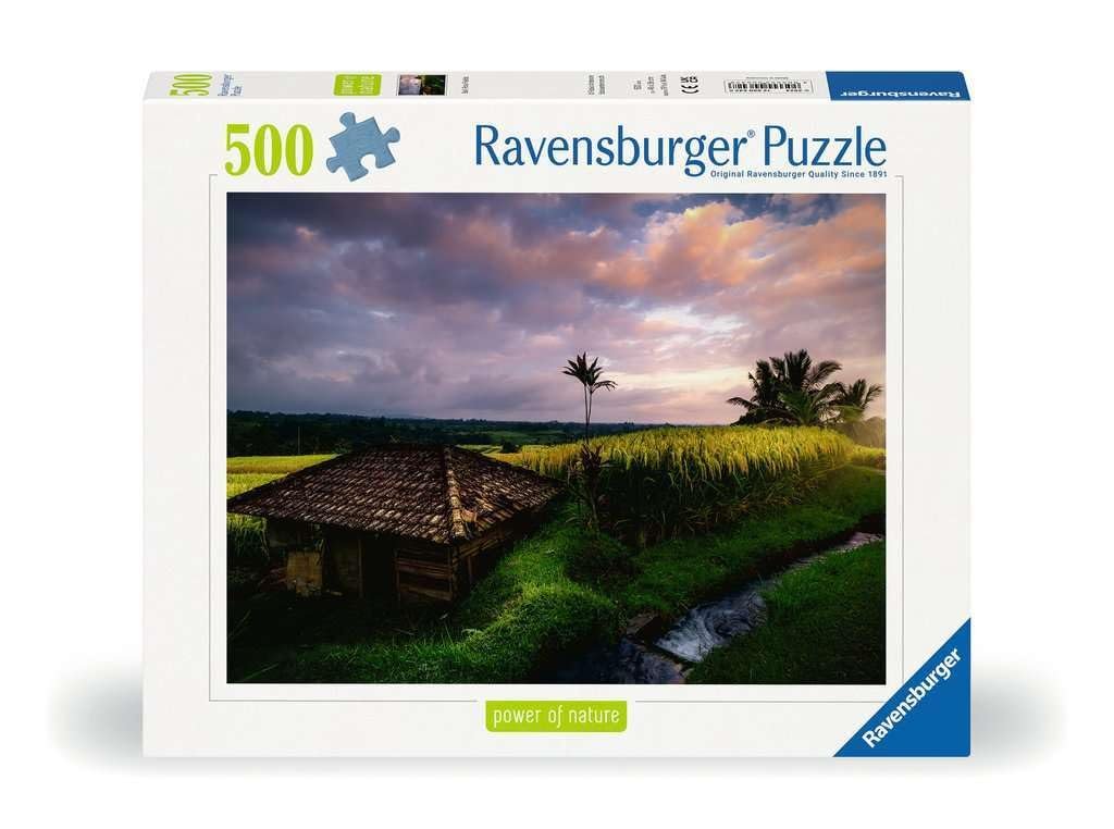 Пазл Ravensburger Nature Edition 12000642 Rice Fields in the North of Bali 500 елементів 12+ років, фото №1