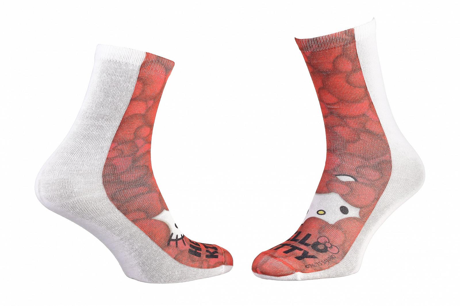Шкарпетки HELLO KITTY CACHEE Червоний  36-41, фото №1