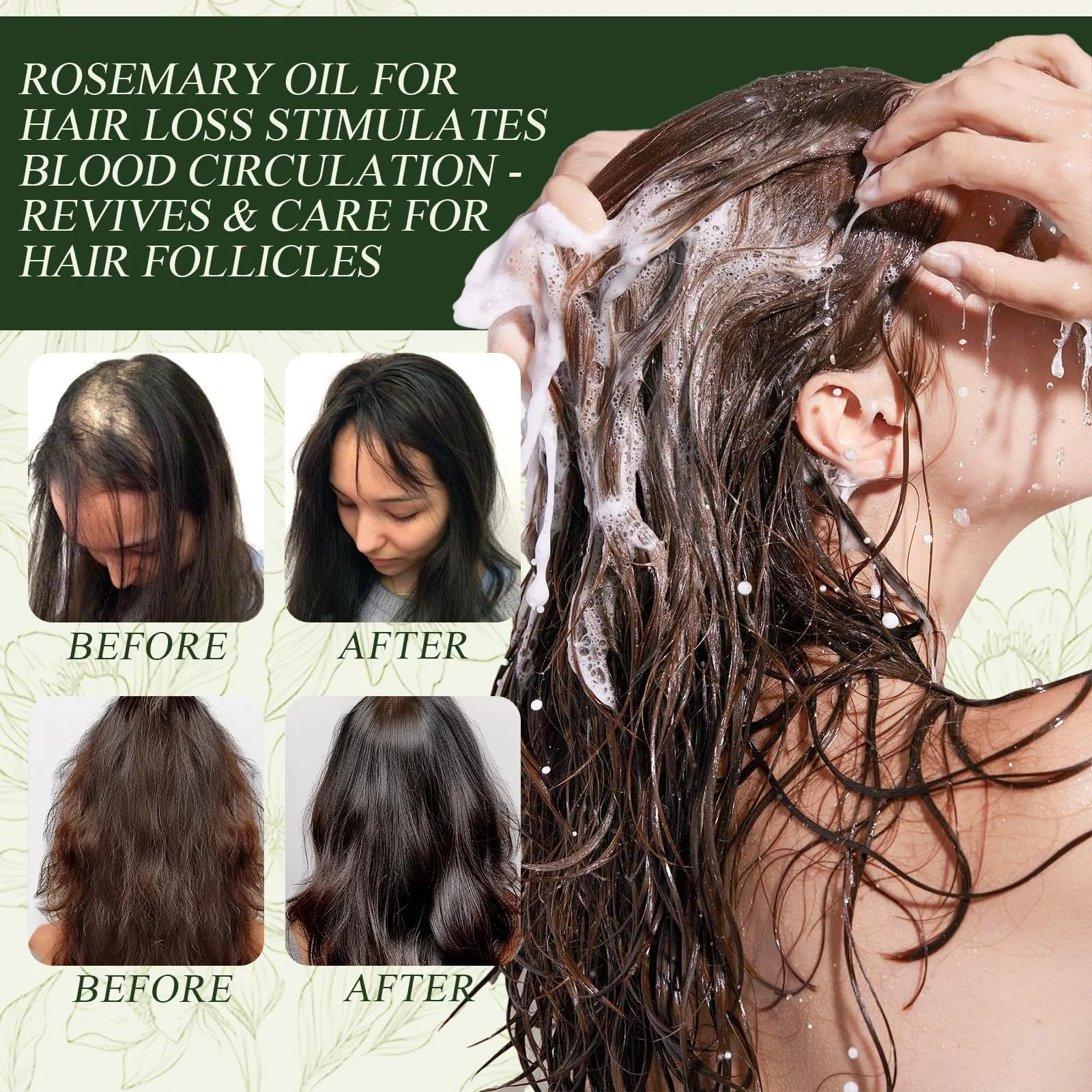 Олія Розмарину для Волосся 100 мл Натуральна Олія для Росту Волосся, фото №5 Олія Розмарину для Волосся 100 мл Натуральна Олія для Росту Волосся, фото №5