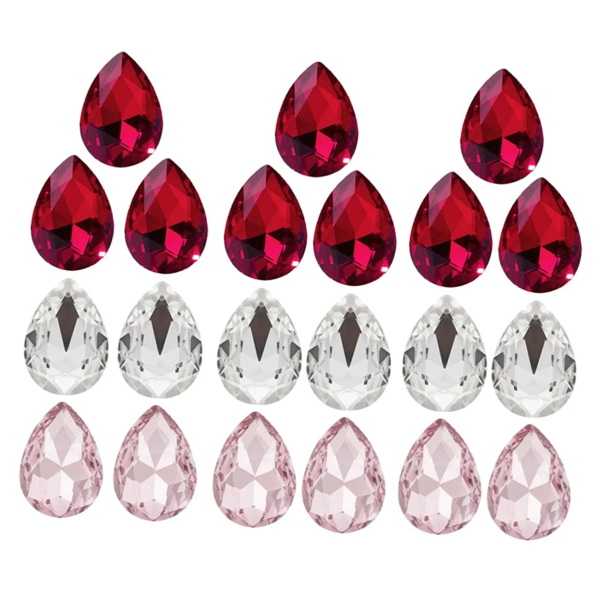 Стразы Капля Стекло для одежды 150 шт для изготовления ювелирных изделий, украшений для ногтей, рукоделия, фото №1