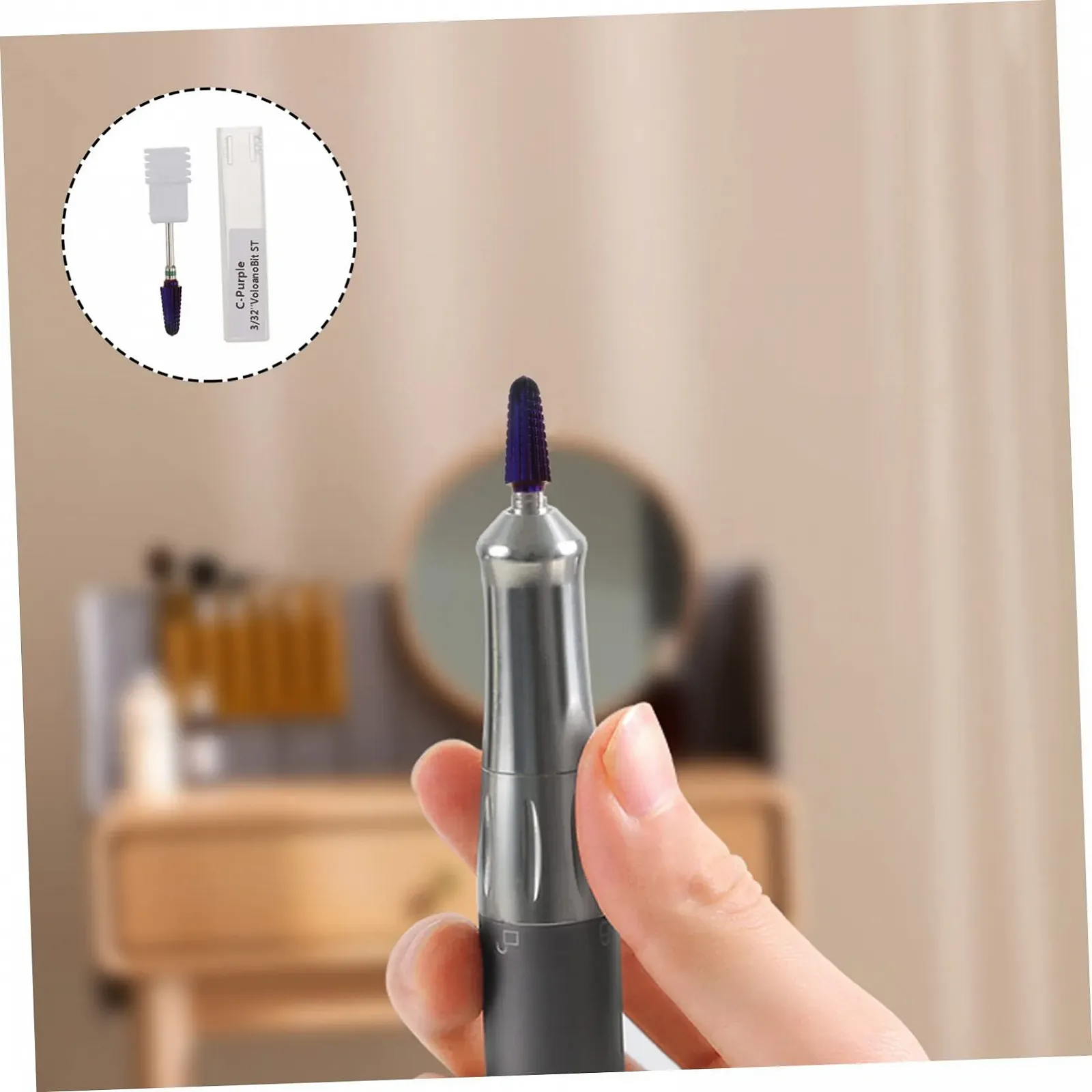 Полировальная головка для ногтей OATIPHO из вольфрамовой стали, высококачественная, подходит для натуральных и искусственных ногтей, прочная и без пыли, фото №4 Полировальная головка для ногтей OATIPHO из вольфрамовой стали, высококачественная, подходит для натуральных и искусственных ногтей, прочная и без пыли, фото №4