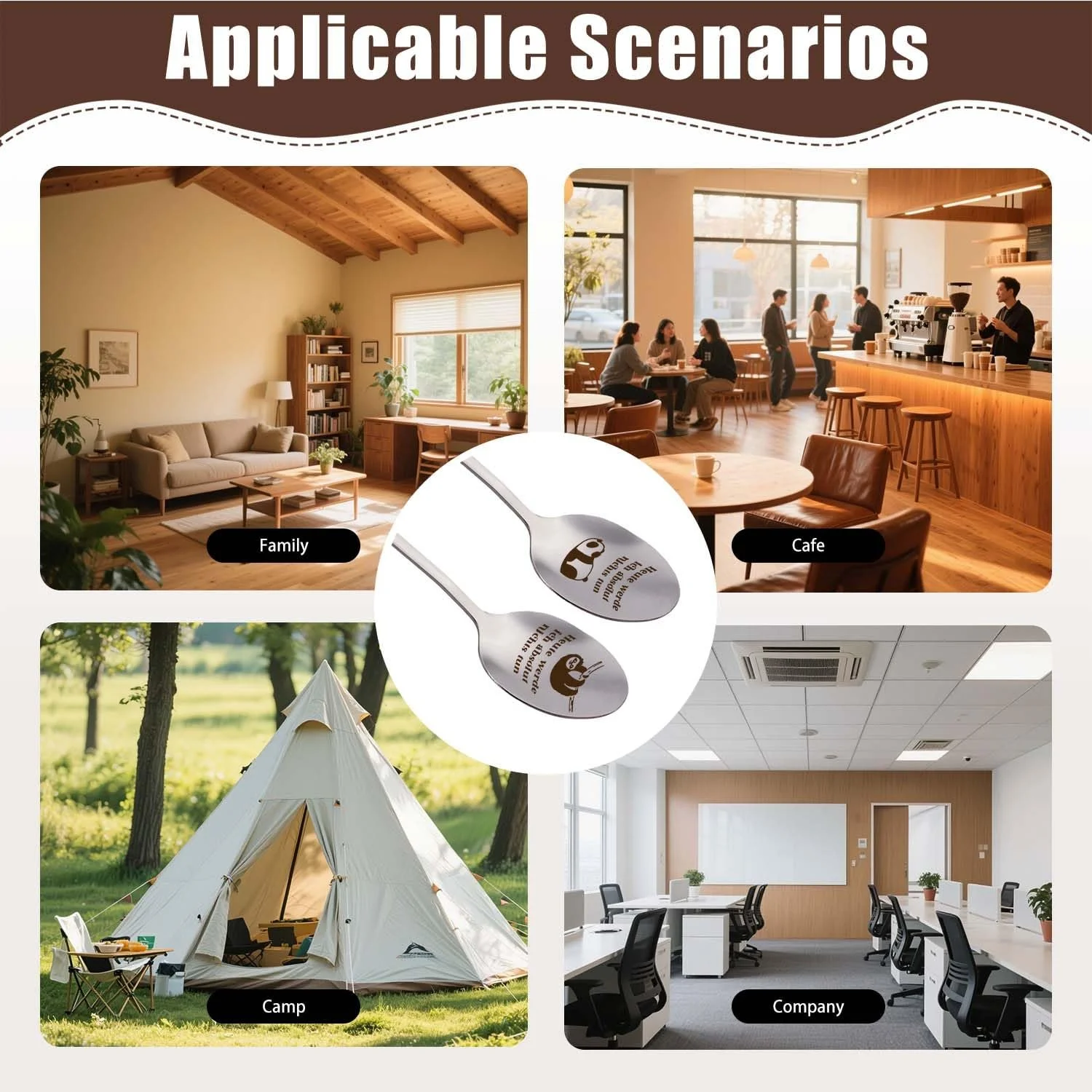 Ложка кавова з гравіюванням "Heute werde ich absolut nichts tun" Нержавіюча сталь, фото №4 Ложка кавова з гравіюванням "Heute werde ich absolut nichts tun" Нержавіюча сталь, фото №4