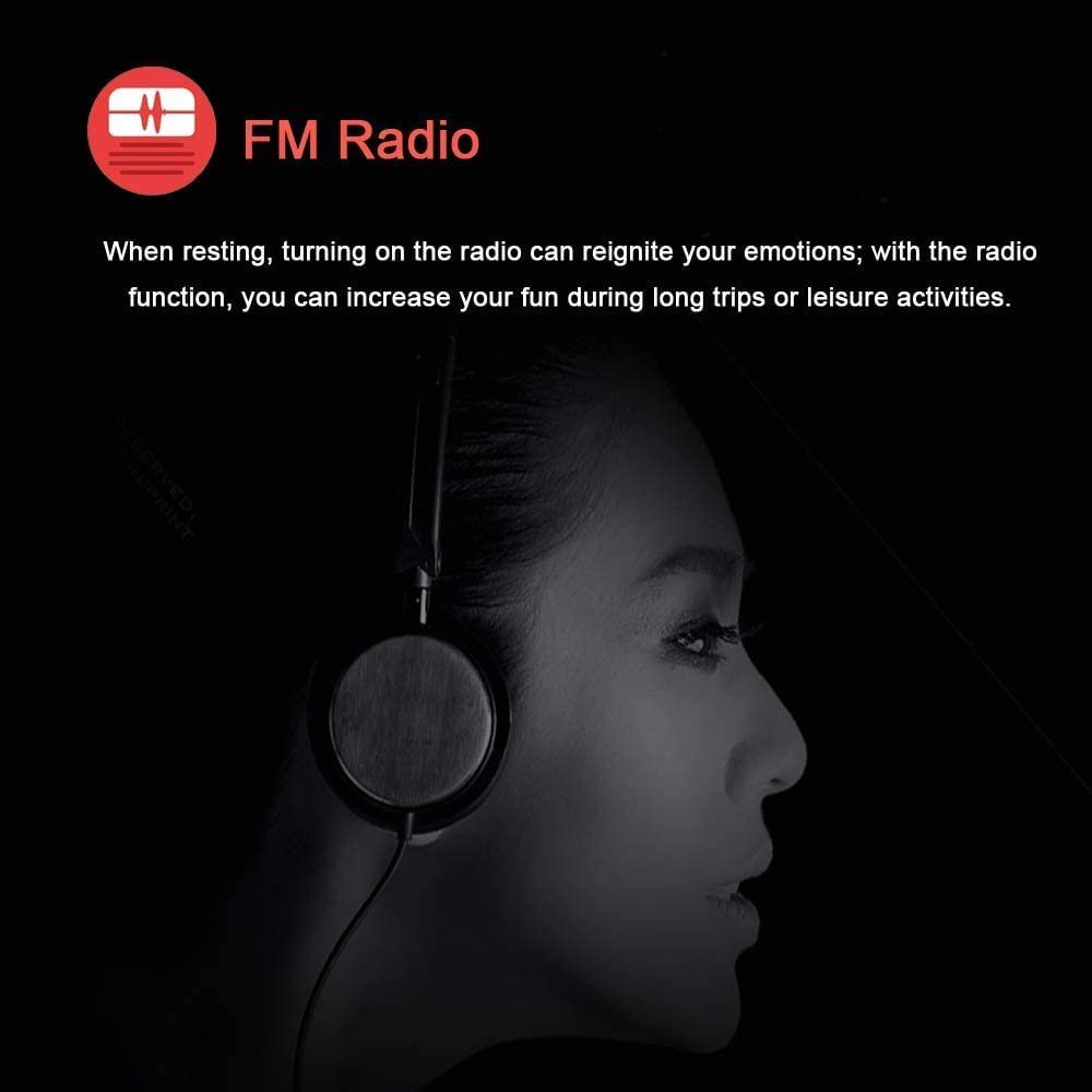 MP3 плеер, с16GB Micro SD картой, Ultra Slim Музыкальный плеер со встроенным динамиком, Просмотрщик фотографий, Воспроизведение видео, FM-радио, Диктофон, Устройство для чтения электронных книг Deep Blue, фото №3