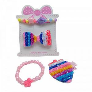 Набор аксессуаров браслет заколка [tsi229393-TSI] - Фото 1