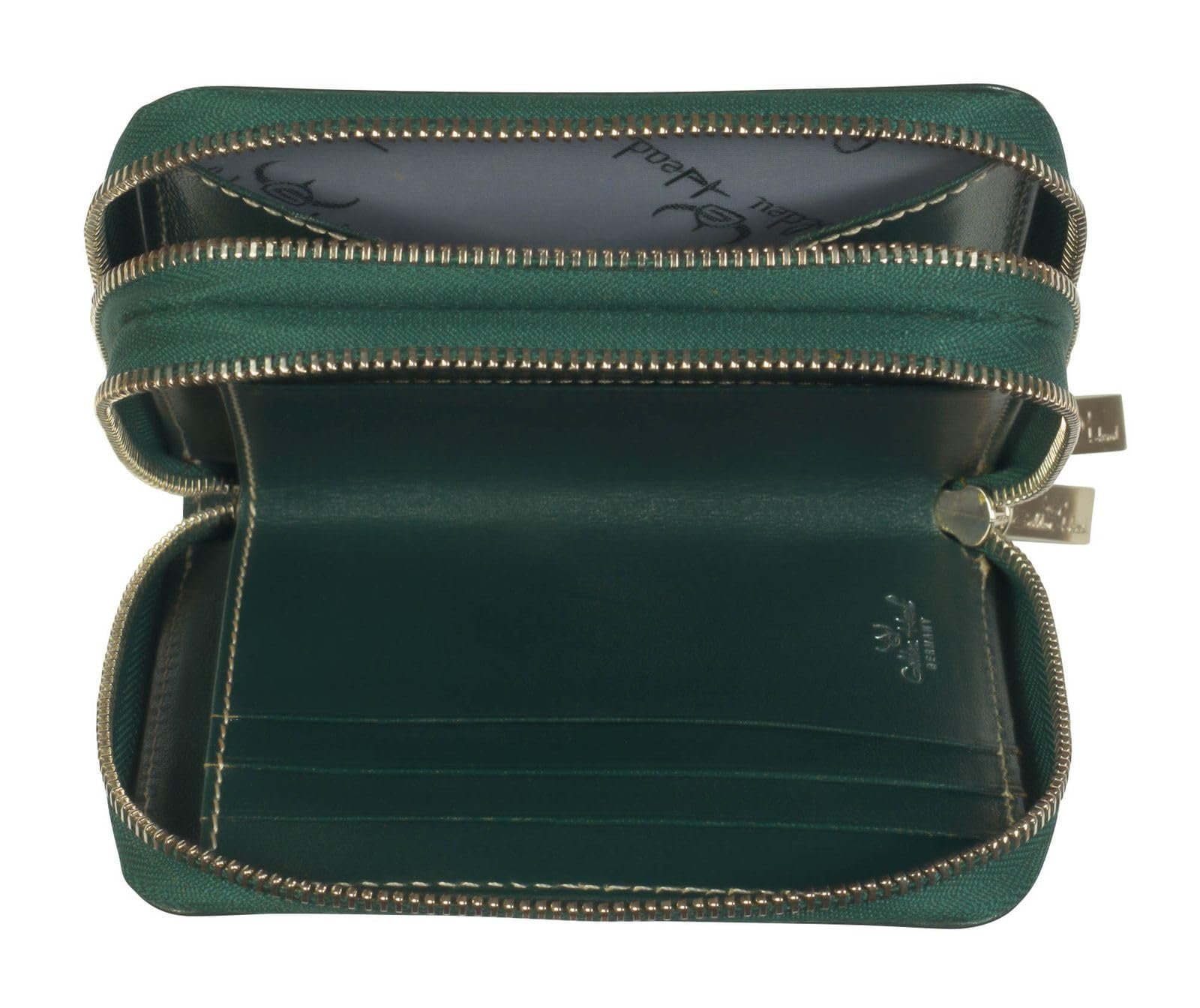 Кошелек Golden Head Venezia Billfold на молнии, отделение для монет на молнии Зеленый, Зеленый, Современный, фото №2