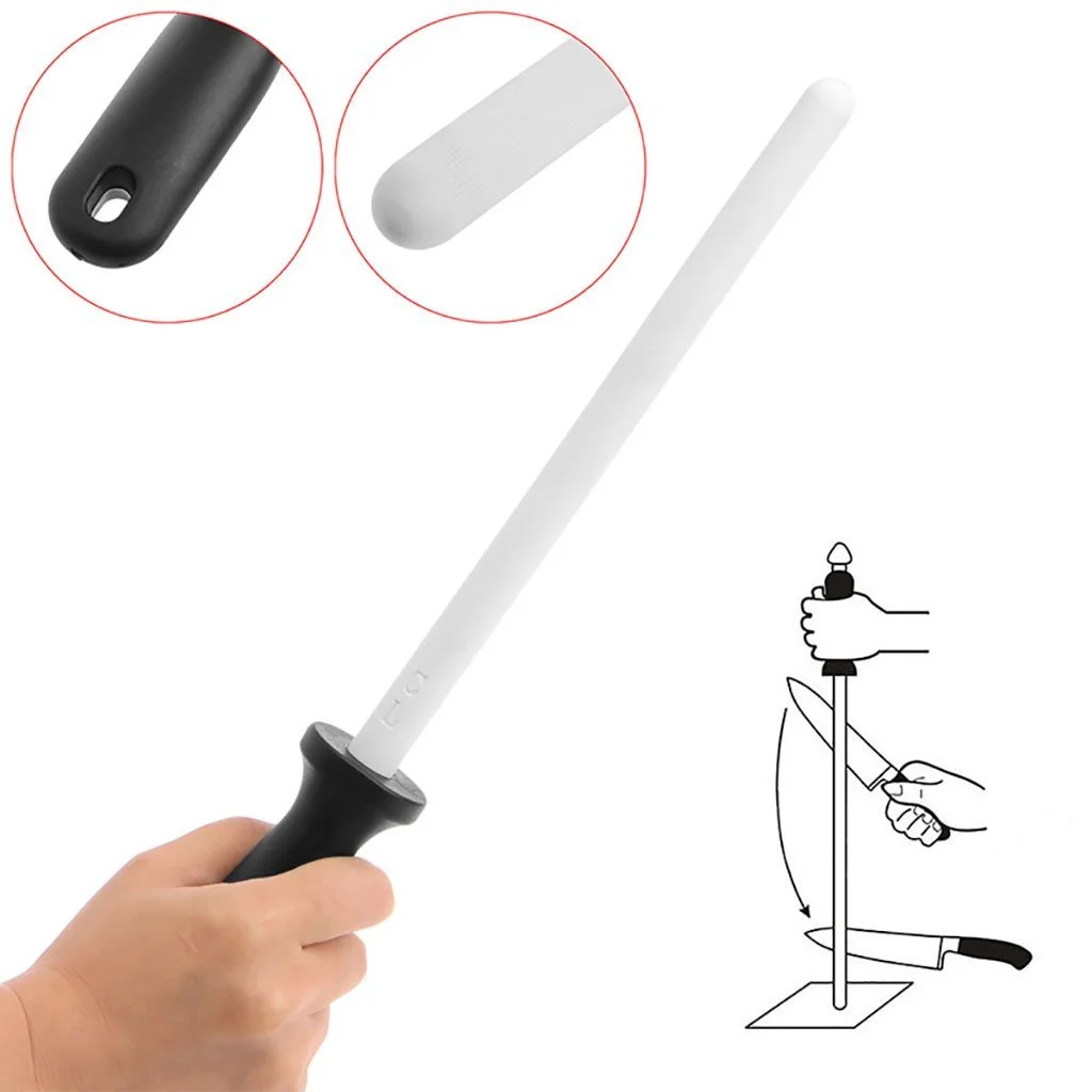 Мусат FOLODA 8 дюймов керамический с ручкой ABS, фото №8