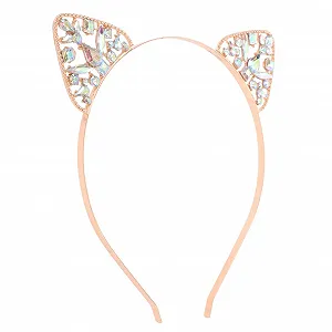 Обруч Ушки кота Garneck с блестками - Фото 1