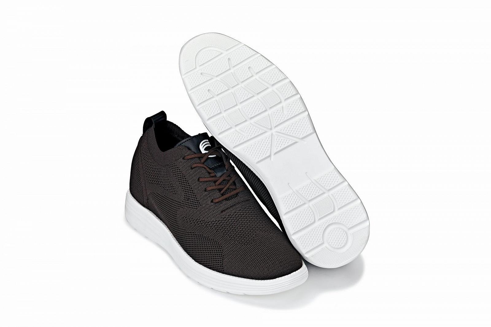 Кросівки CALTO Чоловічі Збільшуючі зріст Невидимі Легкі Спортивні на шнурівці - 7 см, фото №6