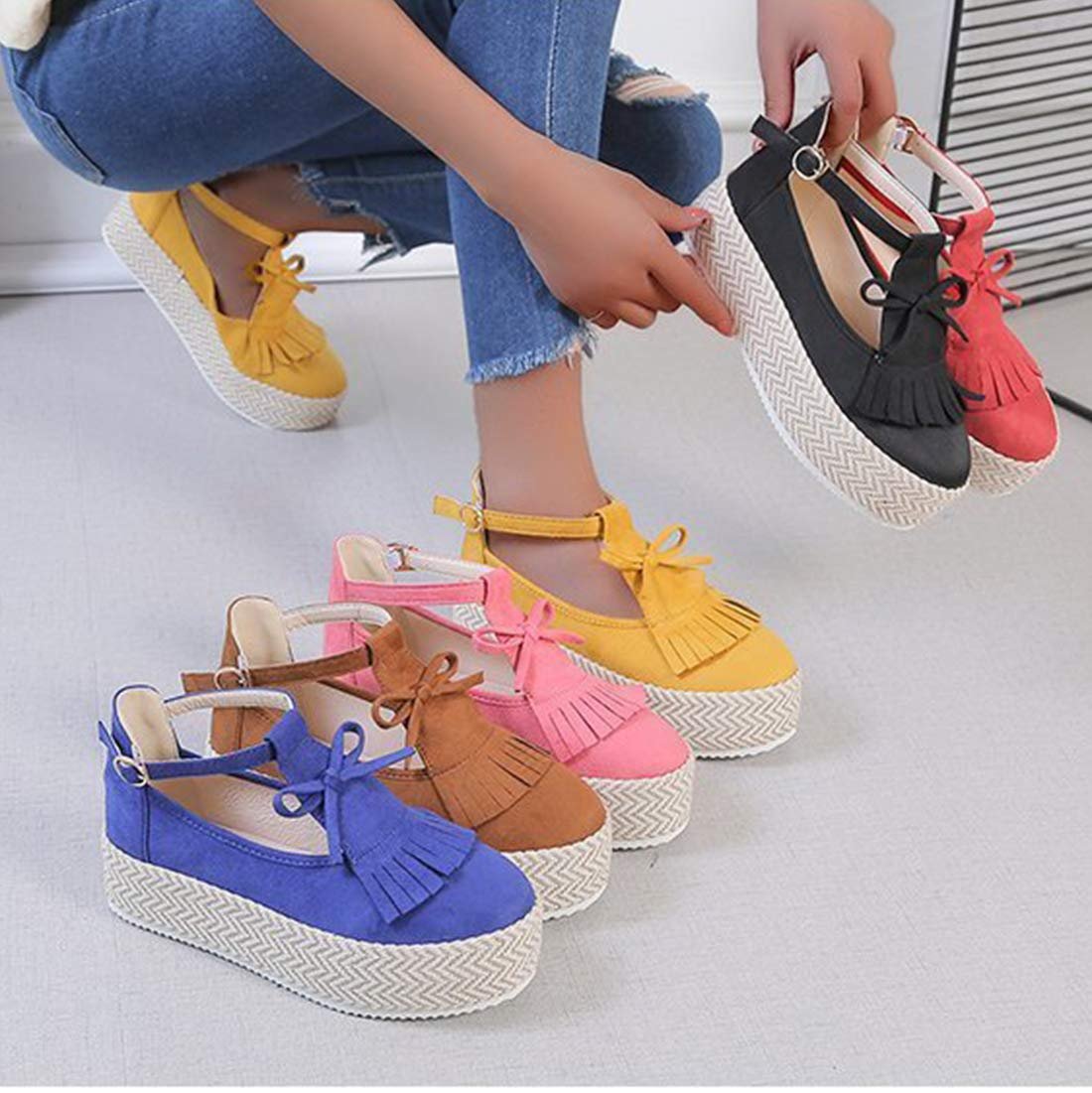 Женские летние сандалии на платформе, фото №2