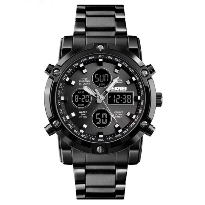 Годинник Годинник Skmei Molot Limited AllBlack, фото №2