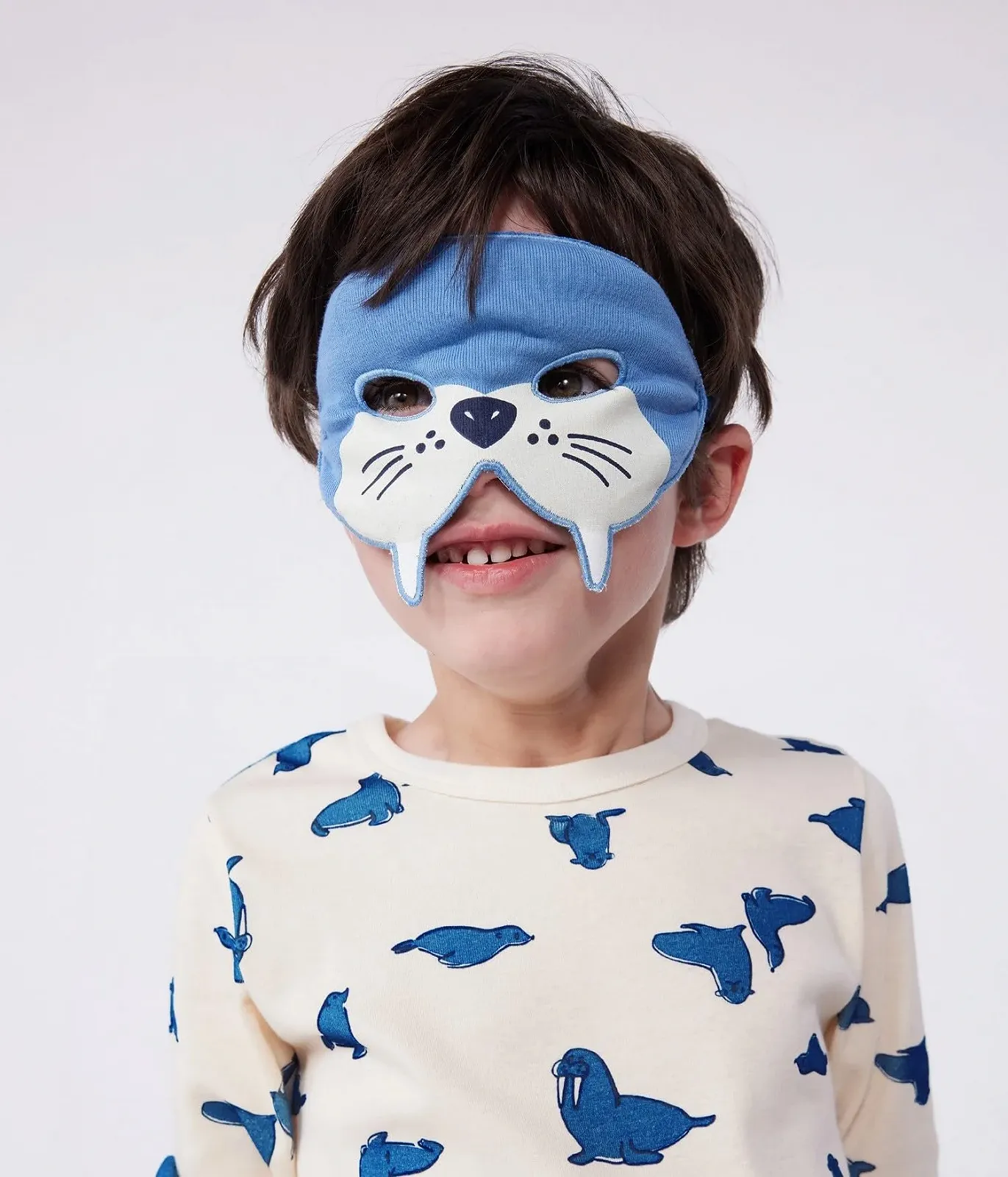 Піжама Petit Bateau для хлопчиків та маска, фото №7