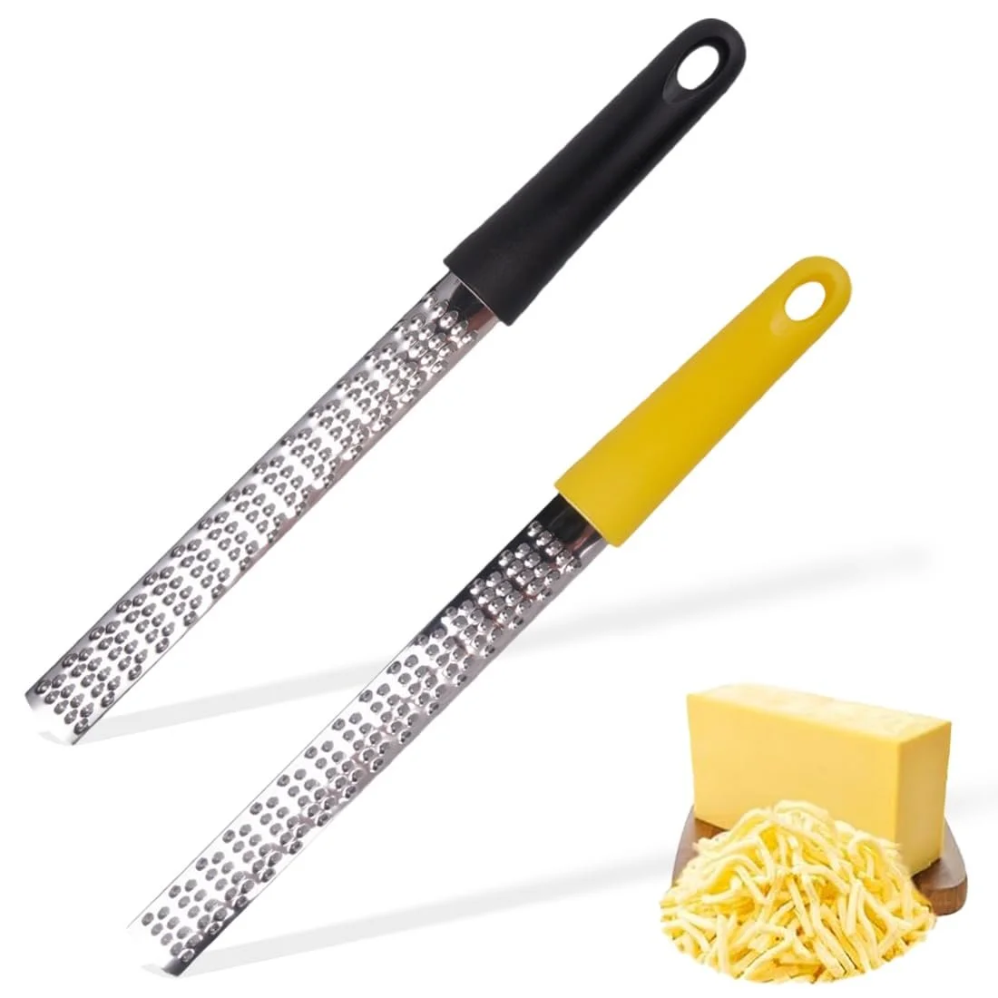 Набір кухонних терок 2 шт, для пармезану, лимона, фото №1