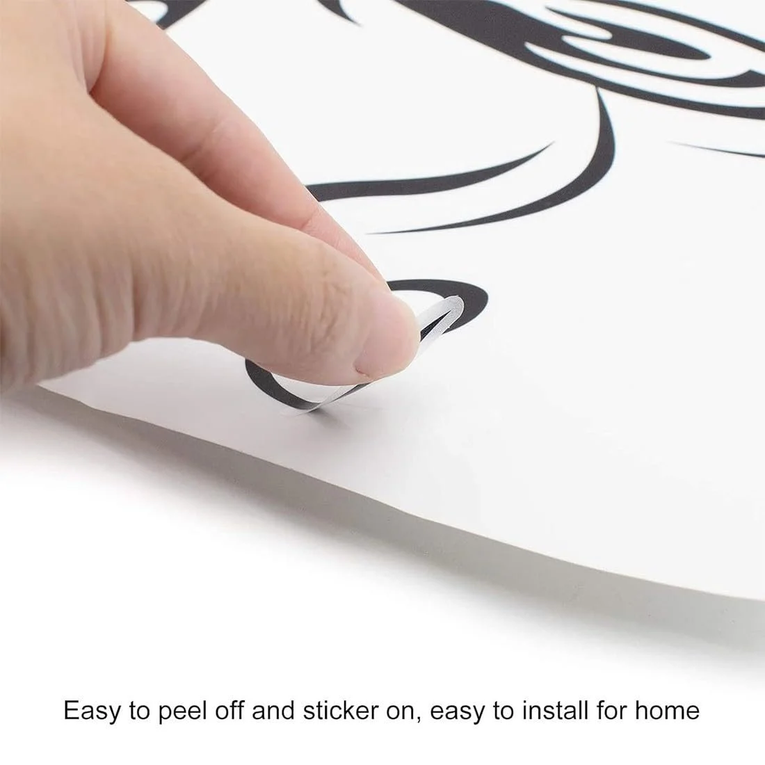 Наклейки на стену Набор 2 шт Кофе Черные, фото №2