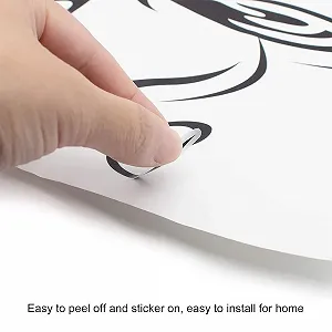 Наклейки на стіну Набір 2 шт Кава Чорні synthetic.ua - Фото 1