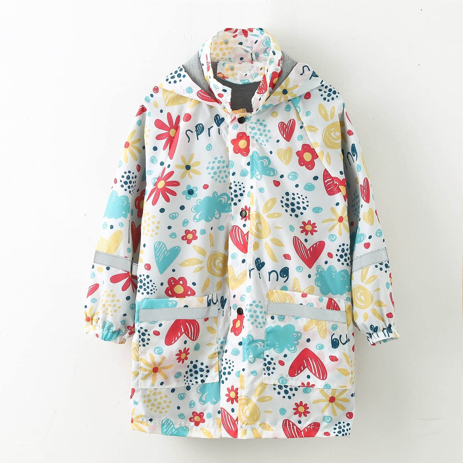 Детский дождевой плащ для девочек и мальчиков, большие размеры, тонкая переходная куртка от дождя для лета и осени, фото №3 Детский дождевой плащ для девочек и мальчиков, большие размеры, тонкая переходная куртка от дождя для лета и осени, фото №3