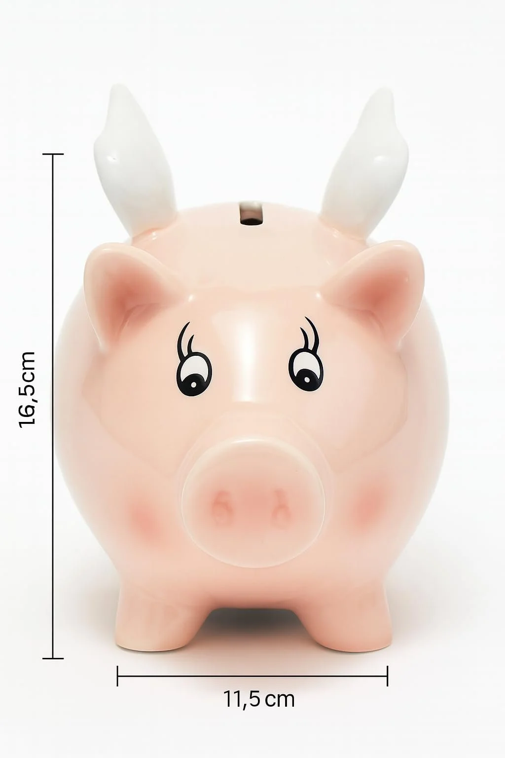 Скарбничка Ceramic Pig with Wings 16.5 x 11.5 x 15 cm Pink, фото №2