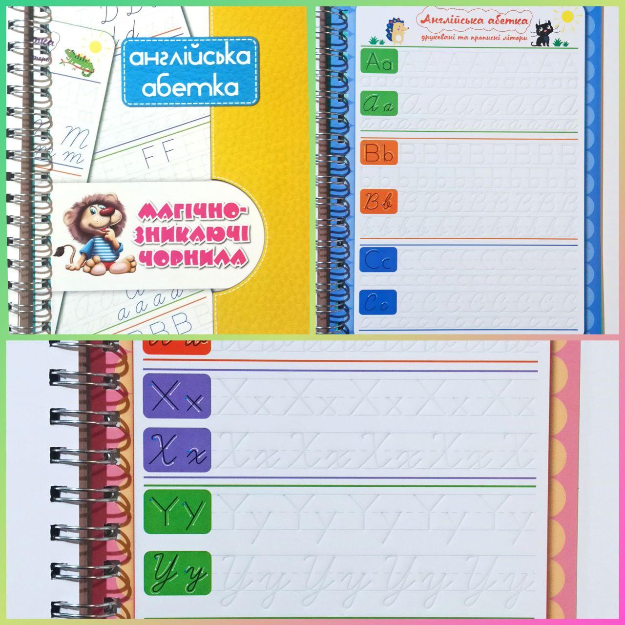 Многоразовые прописи с канавкой Мега сборник 4в1 Моторика Буквы Соединения букв Английский алфавит, фото №5 Многоразовые прописи с канавкой Мега сборник 4в1 Моторика Буквы Соединения букв Английский алфавит, фото №5