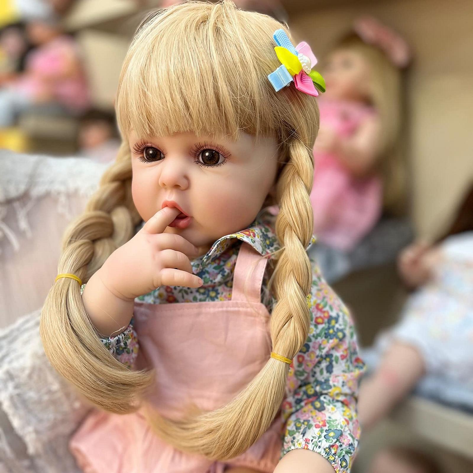 Кукла MineeQu Real Baby 24 Inch Вес мягкая реалистичная, фото №1