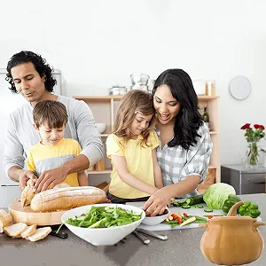 Форма для запекания Тыква Керамическая с крышкой Антипригарная 2 л synthetic.ua - Фото 1