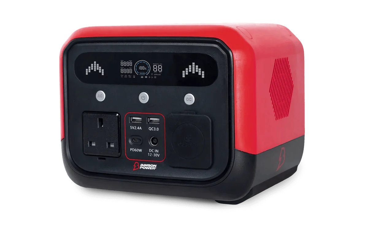 Зарядна станція Bimson Power BP330PPS 600 Вт / 330 Вт / 275 Вт*год / Чиста синусоїда, фото №3 Зарядна станція Bimson Power BP330PPS 600 Вт / 330 Вт / 275 Вт*год / Чиста синусоїда, фото №3