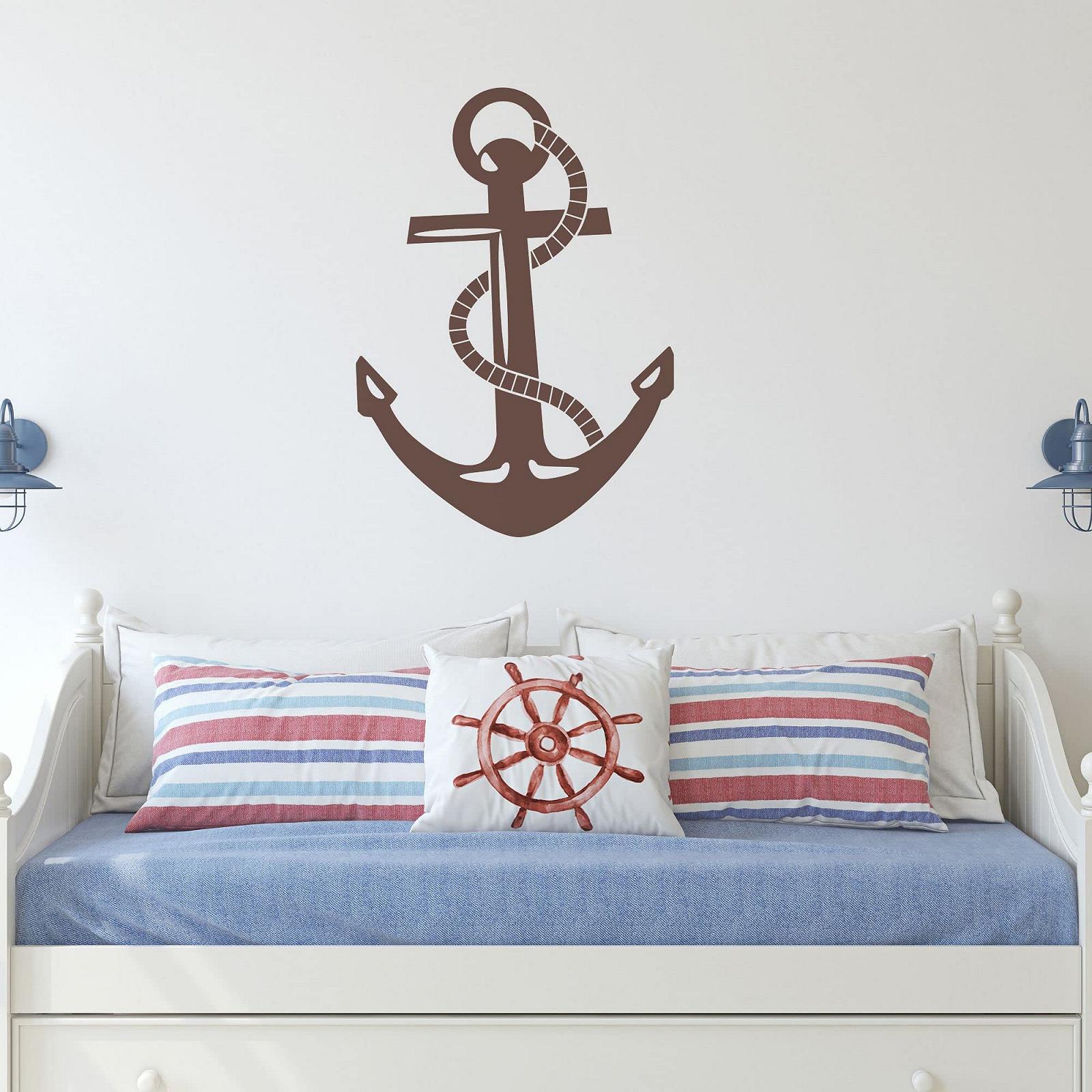Набір наклейок на стіну Graz Design Anchor with Rope для ванної кімнати Bleu roi (049) 41 x 30 см, фото №8 Набір наклейок на стіну Graz Design Anchor with Rope для ванної кімнати Bleu roi (049) 41 x 30 см, фото №8