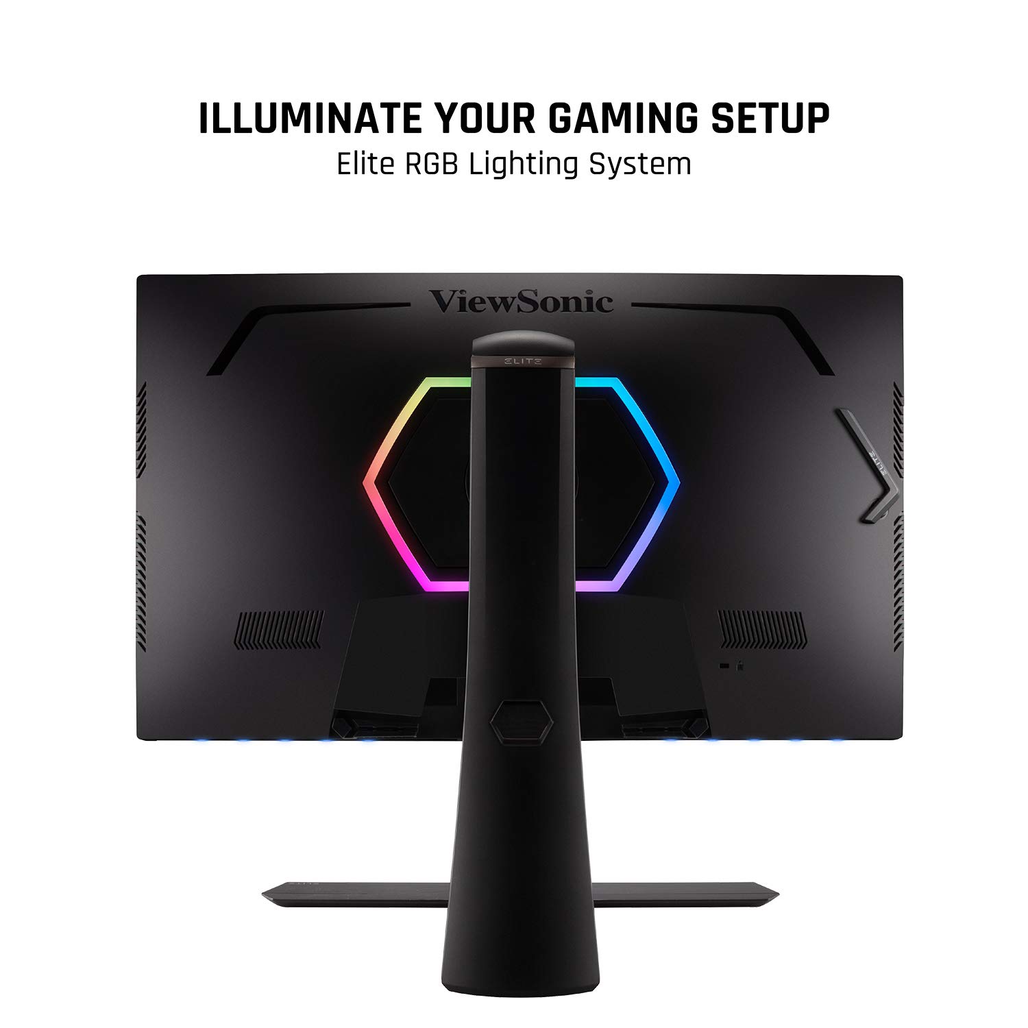 Монитор Viewsonic XG270QG 68.6 см (27 дюймов) игровой (WQHD, Nano IPS панель, 1 ms, 165 Hz, G-Sync, RGB подсветка, HDMI, DisplayPort, держатель для мыши, регулировка высоты) черный, фото №3