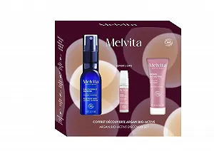 Набір Melvita Natural Anti-Aging: Комплексний догляд з трояндовою водою, зміцнюючою сироваткою та ліфтинг-кремом - Фото 1