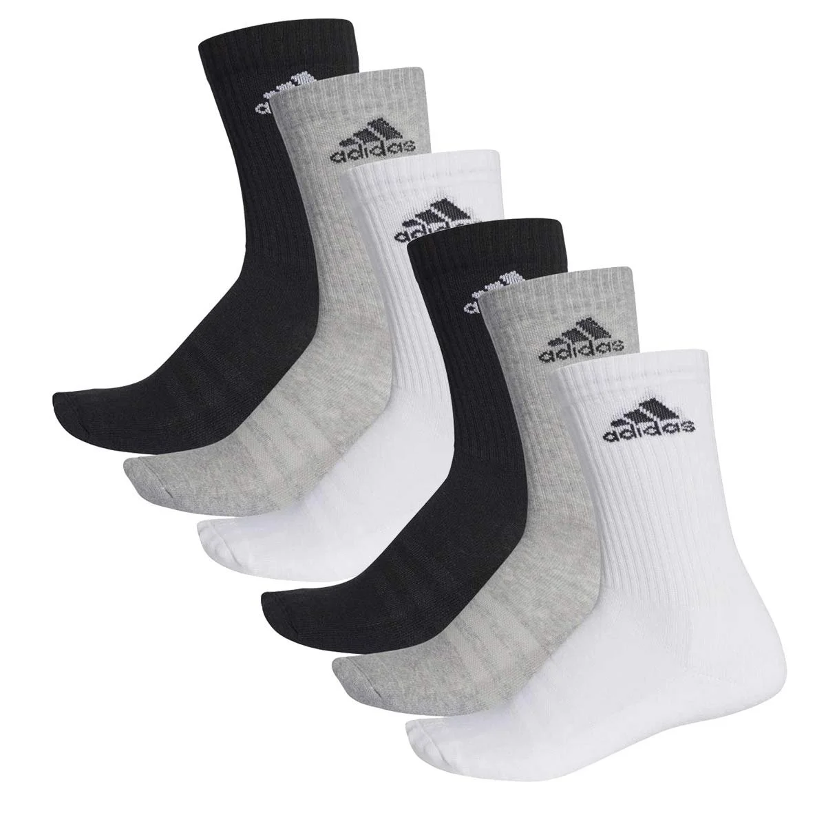 Шкарпетки Adidas 3 Stripes Унісекс, пачка 6 пар, фото №1 Шкарпетки Adidas 3 Stripes Унісекс, пачка 6 пар, фото №1