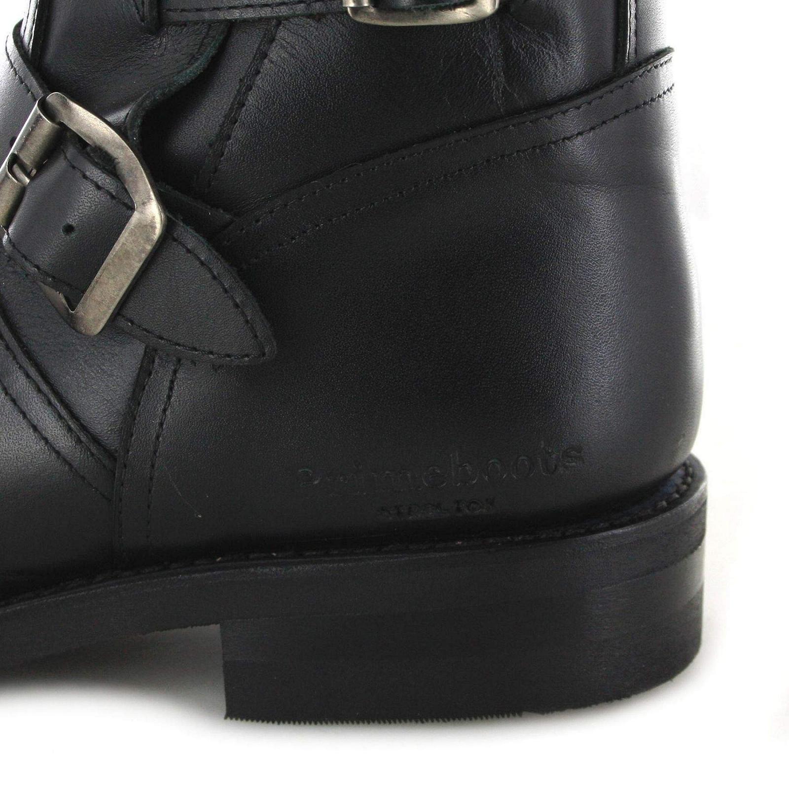 Ботинки Biker Boots FB Fashion Unisex 43479 Black Engineer Boots Black, фото №6