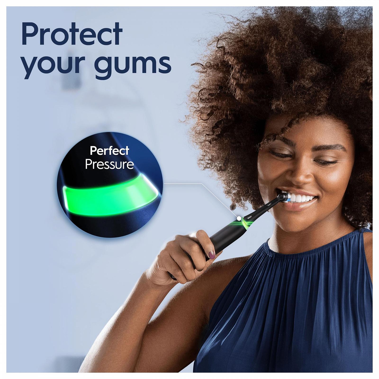 Электрическая зубная щетка Oral-B iO5 5 режимов Черный и розовый, фото №3