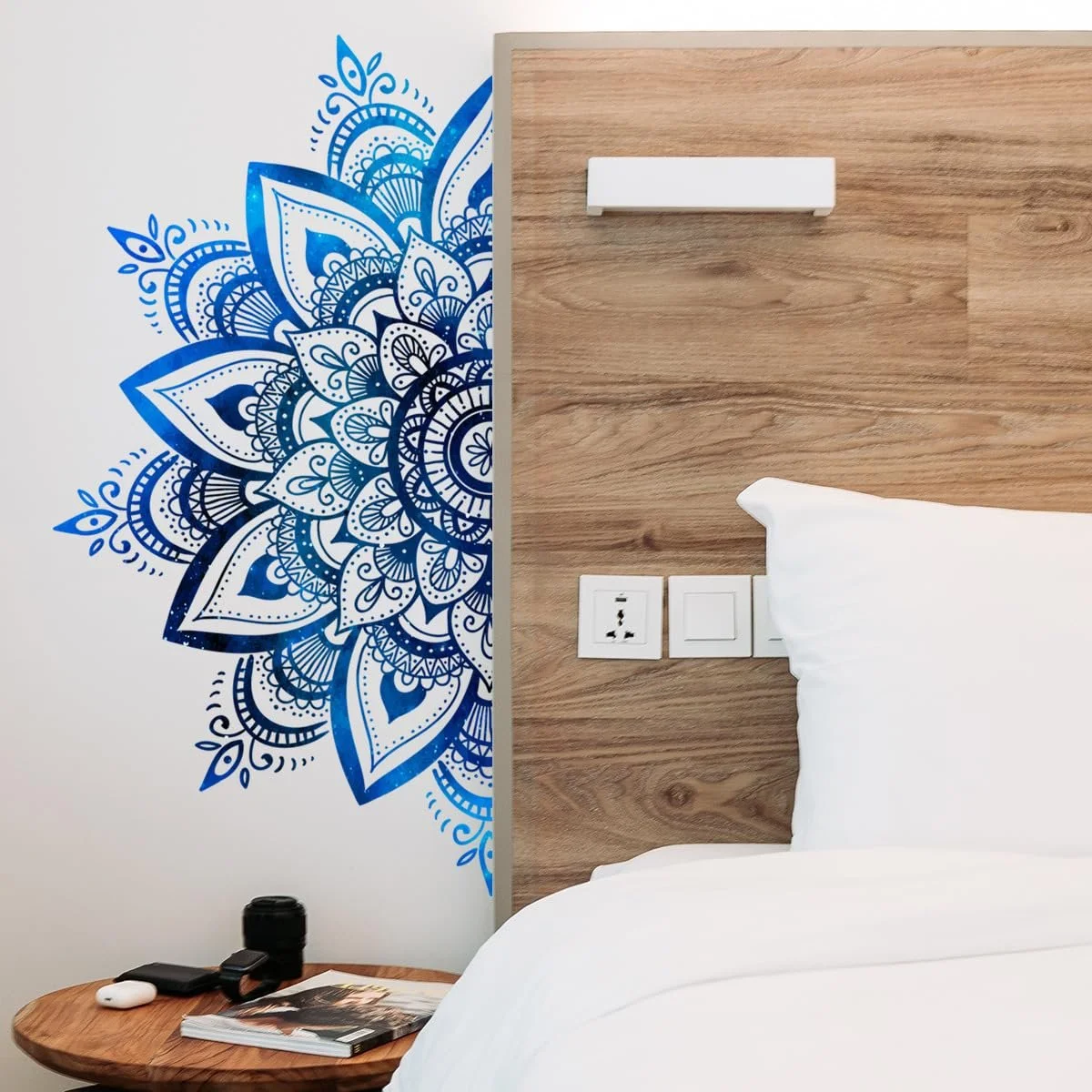 Наклейка на стену HGDESIGN Mandala Синий Черный 78 x 40 см, фото №6